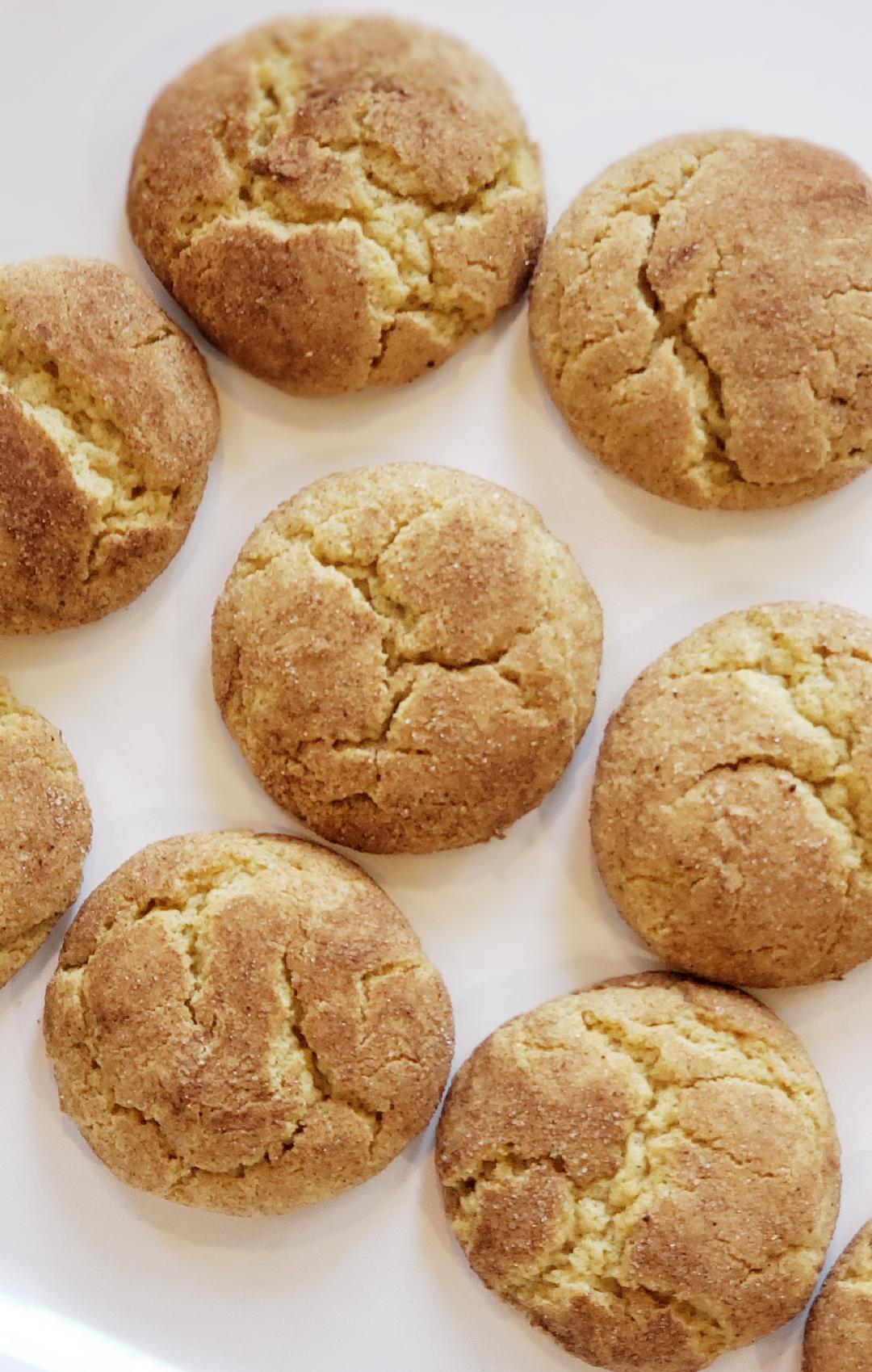 PUMPKIN SPICE SNICKERDOODLE COOKIES - FARMHOUSE FUN