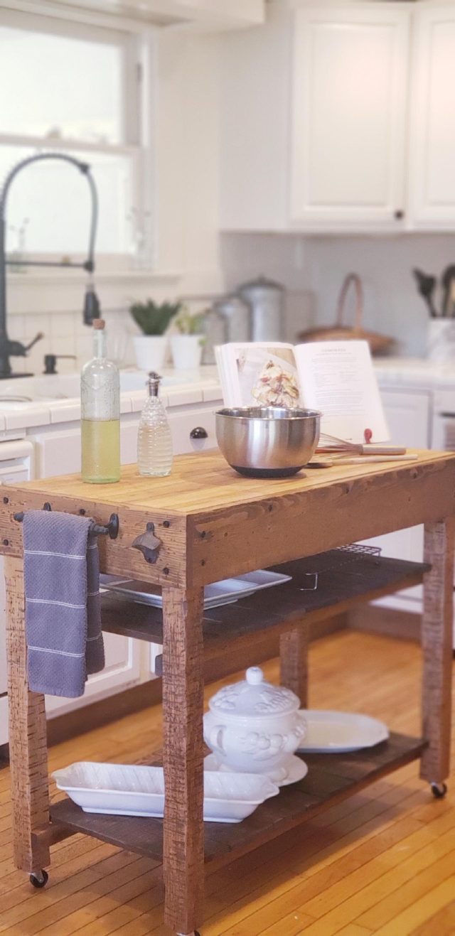 HOW TO REFURBISH A KITCHEN ISLAND FARMHOUSE FUN   Kitchen Island 6 640x1317 