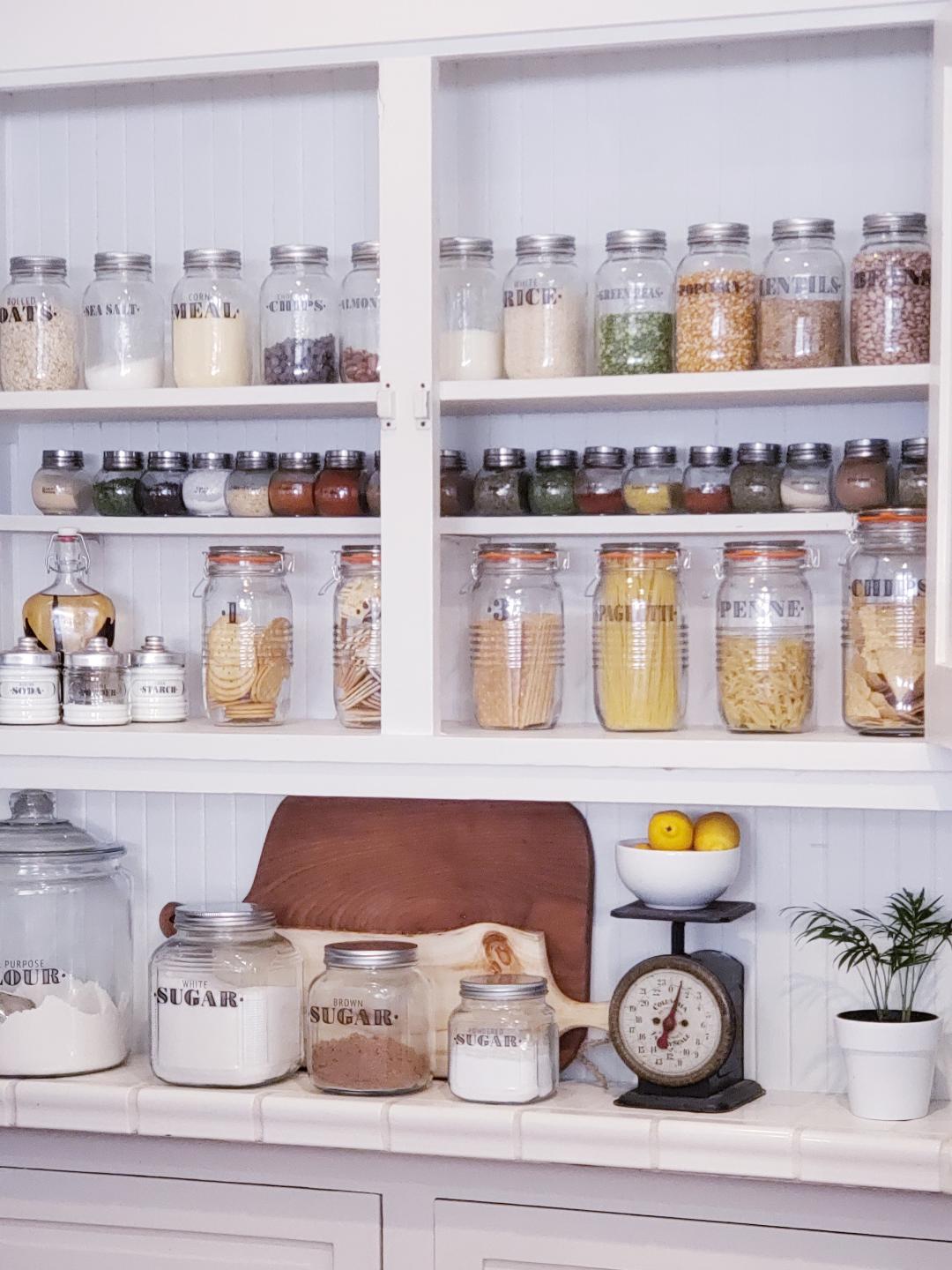 Farmhouse Pantry Makeover Before and After