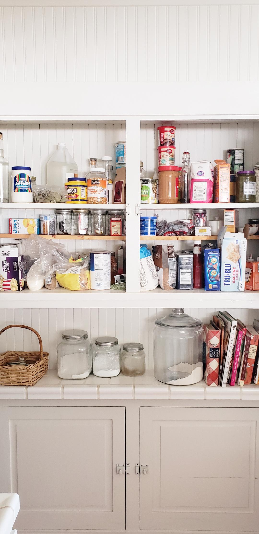 Farmhouse Pantry Makeover Before and After